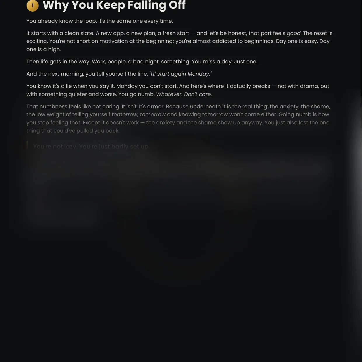 Preview page from the Never Zero Workbook